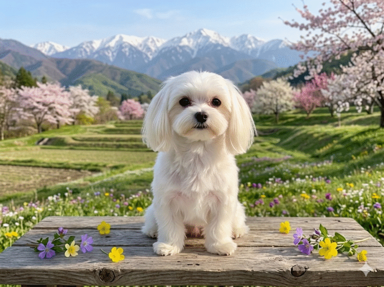 マルチーズ兄妹③